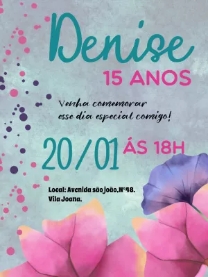 Quinceañera Invitation – Static – Gley Leobas