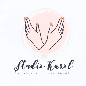 Logotipo Editável para Manicure com Design Elegante para Editar