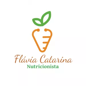 Logo Nutricionista Cenoura e Saúde para Editar Online
