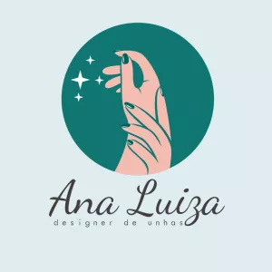 Logo Manicure e Nail Designer Elegante para Editar Online