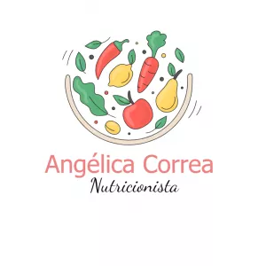 Logo Nutricionista com Frutas e Legumes para Editar Online