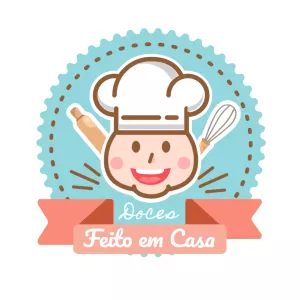 Logo para Doces e Confeitaria com Chef para Editar