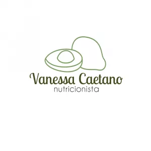 Logo Nutricionista com Abacate para Editar Online