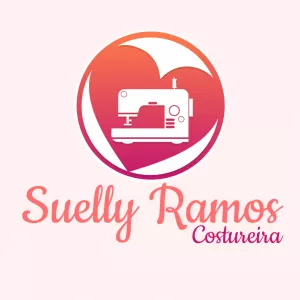 Logo Costureira com Coração para Editar Online