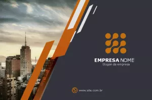 Cartão de Visita Corporativo Moderno para Editar Online