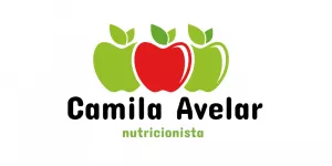 Logo Nutricionista com Maçãs para Editar Online