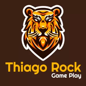 Logo Gamer com Mascote de Tigre Editável para Criar Online
