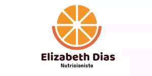 Logo Editável para Nutricionista com Ícone de Laranja