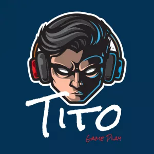 Logo Gamer com Mascote para Editar Online