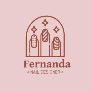 Logo Editável para Manicure e Nail Designer