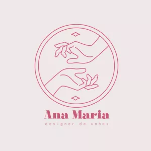 Logo Manicure com Mãos Delicadas para Editar Online