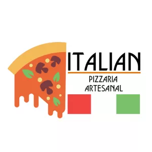 Logo para Pizzaria Italiana Artesanal para Editar Online