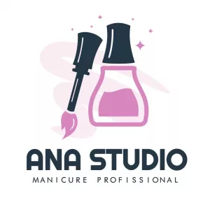 Logo Manicure com Esmalte para Editar Online