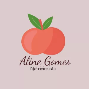 Logo Nutricionista com Fruta para Editar Online