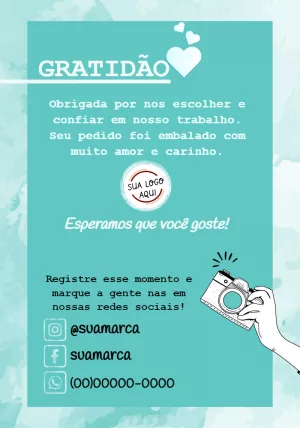 Cartão de Agradecimento Fotografia Moderno para Editar Online