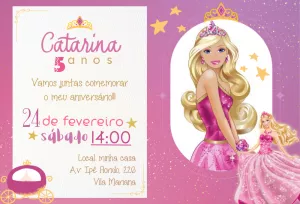 Invitación de cumpleaños Princesas – Estático – ig: @illustragio
