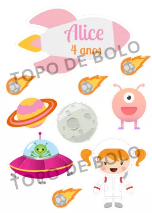 Cake Topper – Static – Convites e Artes Digitais