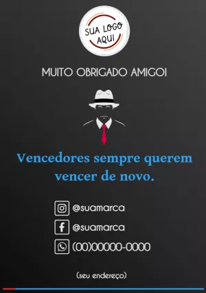 Cartão de Agradecimento Elegante para Editar Online