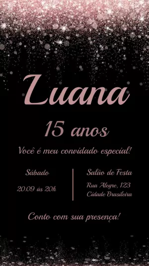 Invitación de XV años – Estático – Studiocvdigital