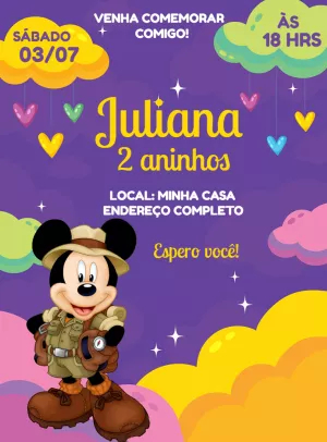 Safari Birthday Invitation – Static – Jonathan Fiuza