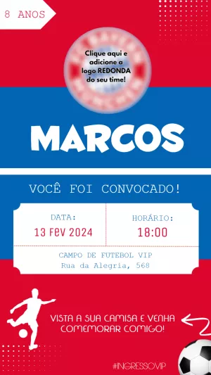 Soccer Birthday Invitation – Static – Felicity Artes