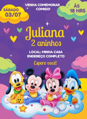 Mickey Mouse Birthday Invitation – Static – Jonathan Fiuza
