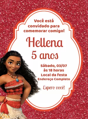 Invito di compleanno Oceania – Statico – Decore Arte