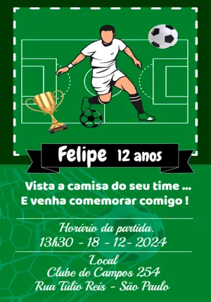 Soccer Birthday Invitation – Static – maria eunice miranda