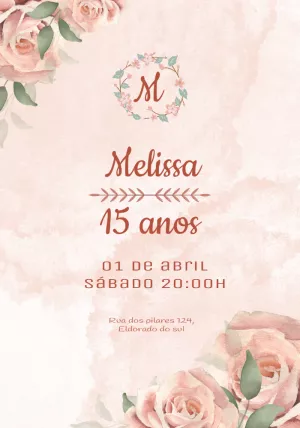 15岁生日邀请函 – 静态 – Fernanda Maciel Rocha