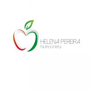 Logo Nutricionista com Maçã para Editar Online