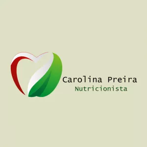 Logo Nutricionista com Coração e Folha para Editar Online