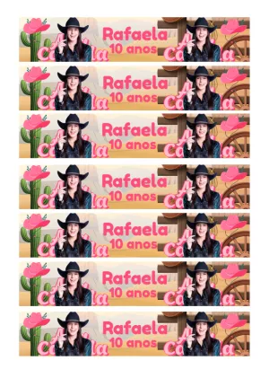 Rótulo de Garrafa Aniversário Country para Editar Online