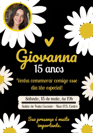 Quinceañera Invitation – Static – Convites e Artes Digitais
