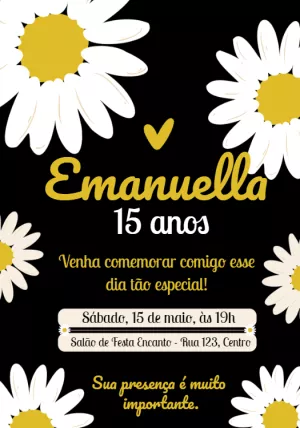 Quinceañera Invitation – Static – Convites e Artes Digitais