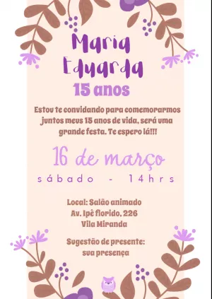 Quinceañera Invitation – Static – ig: @illustragio