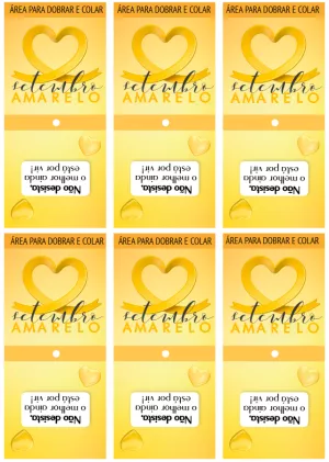 Capa para Pirulito Setembro Amarelo para Editar Online