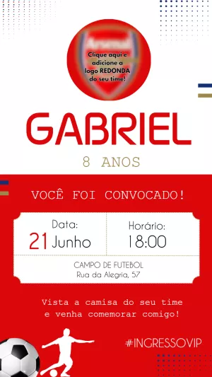 Soccer Birthday Invitation – Static – Felicity Artes
