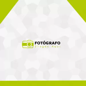 Logo Editável para Fotógrafo com Ícone de Câmera para Criar