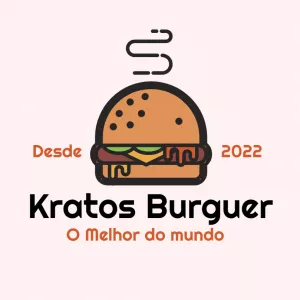Logo Editável de Hamburgueria com Hambúrguer para Editar