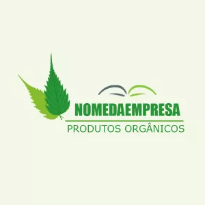 Logo Natureza com Folhas Verdes para Editar Online