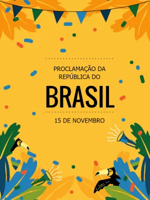 Post Proclamação da República com Tucanos para Editar Online