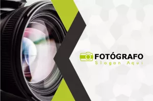 Cartão de Visita Fotógrafo Moderno para Editar Online