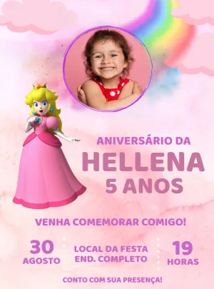 Invitación de cumpleaños Princesas – Estático – Jonathan Fiuza