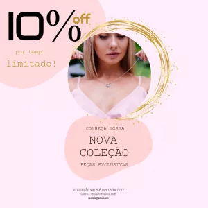 Post Editável para Joalheria: Divulgue sua Nova Coleção