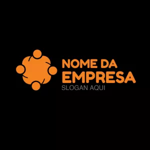 Logo Corporativo Abstrato de União para Editar Online