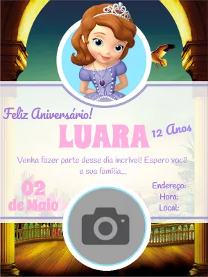 Invitación de cumpleaños Princesas – Estático – Wolf Designer