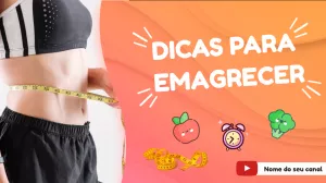 Thumbnail de Fitness e Emagrecimento para Editar Online