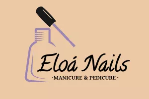 Logo Manicure e Pedicure com Esmalte para Editar Online