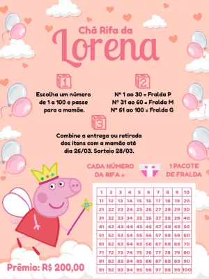Baby Shower Raffle – Static – Pedro Henrique