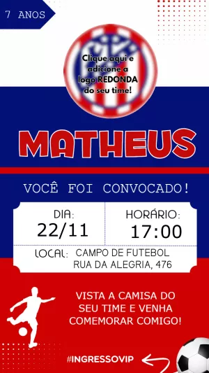 Soccer Birthday Invitation – Static – Felicity Artes